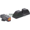 AmeriGlo UC Set Night Sights Green Orange Outline Front / Black Rear for Glock 17 / 19 / 19X / 26 / 34 / 45 Gen 5