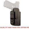DeSantis Gunhide Slim-Tuk IWB Tuckable Holster GLOCK 43 with TLR-6 Ambidextrous Kydex Black