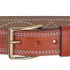 Desantis B27 Fancy Lined Belt Tan 38"