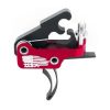 Elftmann Tactical Match Pro Trigger Finger Adjustable Curved Red