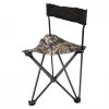Ameristep Tripod Stool w/Back Swivel Mossy Oak Break-Up Country Heavy Duty Fabric/Steel MOBUC