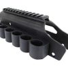 Lyman TacStar Shotgun Rail Mount with SideSaddle Black for Mossberg