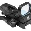 NC Star Red Reflex Sight/4 Reticles/QR Mount/Black