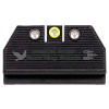 Night Fision Costa Ludus Night Sight Set Green/Yellow Glock 17,17L,19,22-28,31-35,37-39, MOS Models