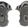 Pachmayr Gun Works G10 Grips Black J Frame  Checkered