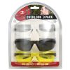 Radians Overlook Combo Clear, Clear, Amber Lens with UVA, UVB Protection