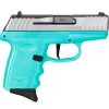 SCCY DVG-1 Light Blue Frame/Stainless Slide 9mm 3.1â€ Barrel 10-Rounds