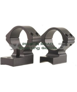 Weatherby Vanguard Lightweight 1-Piece Alloy Scope Mount 1" Medium Rings Black Anodized Finish