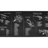 TekMat Ultra Premium Cleaning Mat AR-15 Diagram 15" x 44"