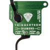 TriggerTech Diamond Trigger Green Flat Clean for Rem 700