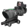 Trijicon 4x32mm ACOG Dual Illumination Scope - Green Chevron .223 Ballistic Reticle 3.25 MO