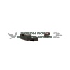Trijicon Fiber Optic Sight Set Fits 1911 Novak Low Cut Models Red Fiber Front/Blacked Out Rear Black
