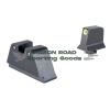 Trijicon Suppressor Height Night Sights Yellow For Glock 17,19