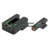 Truglo TFX Pro Sights Black Fits Novak .270 Front .450 Rear  LoMount cut