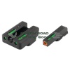 Truglo TFX Pro Night Sights Green with Orange Ring Front / Green Rear for CZ 75