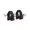 Warne Scope Mounts Maxima Quad 1 inch Medium Matte