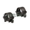 Weaver Quad Lock Rings 1 inch Medium Matte Black