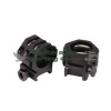 Weaver Tactical Ring 6 Hole Hi 1 inch Matte