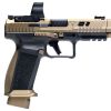 Canik TTI Combat Bronze 9mm 4.6" Barrel 18/21-Rounds w/ MeCanik MO3 Optic