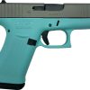 Glock 43X "Tiffany Blue" / Titanium 9mm 3.4" Barrel 10-Rounds GrabAGun Exclusive