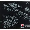 TekMat Cleaning Mat 12x36" CZ Scorpion Diagram